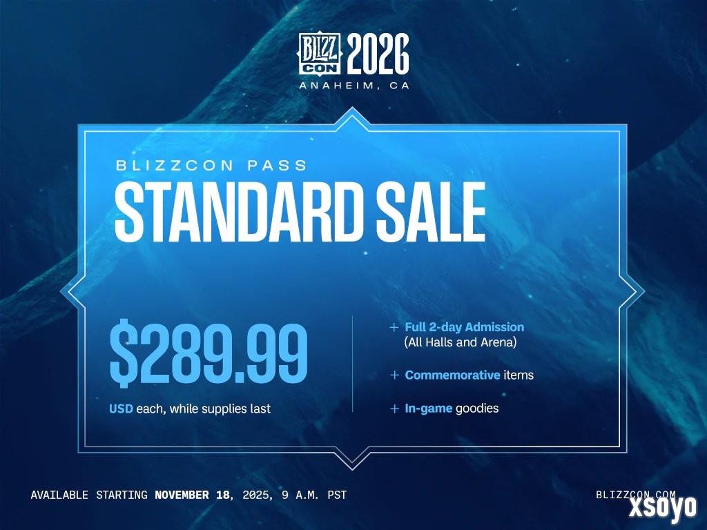暴雪嘉年华正式回归！ 门票11月8日开启预售