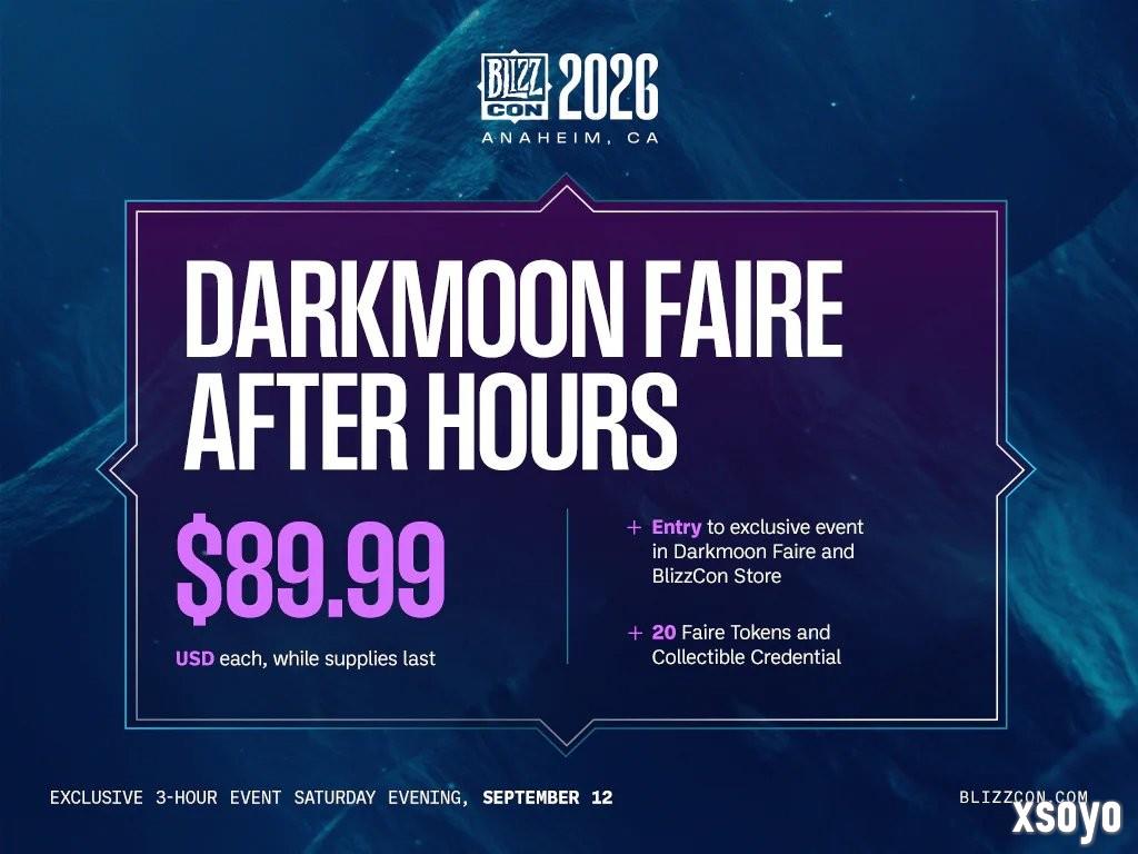 暴雪嘉年华正式回归！ 门票11月8日开启预售