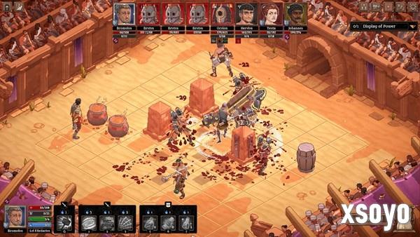 残酷血腥角斗士肉鸽回合制游戏《角斗士血域》今日开启抢先体验