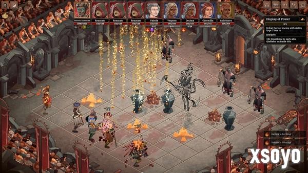 残酷血腥角斗士肉鸽回合制游戏《角斗士血域》今日开启抢先体验