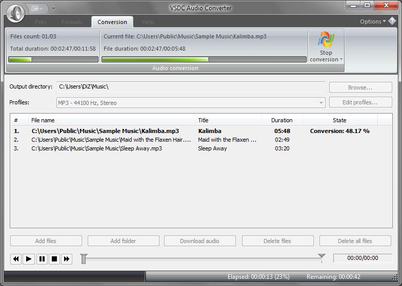 VSDC Free Audio Converter1.2.1