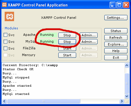 XAMPPv7.4.5