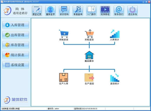 简体通用进销存系统 v2023.1