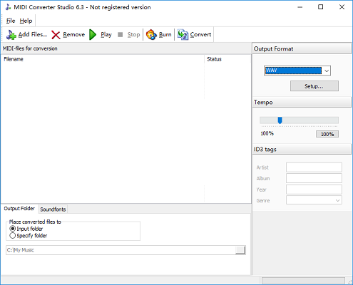 MIDI Converter Studio6.3