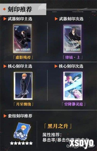 境界刀鸣黑崎一护刻印怎么选1