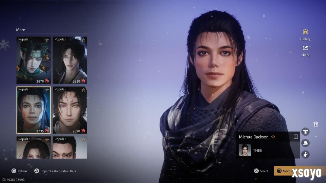 《燕云十六声》国外玩家捏出迈克尔·杰克逊和海绵宝宝