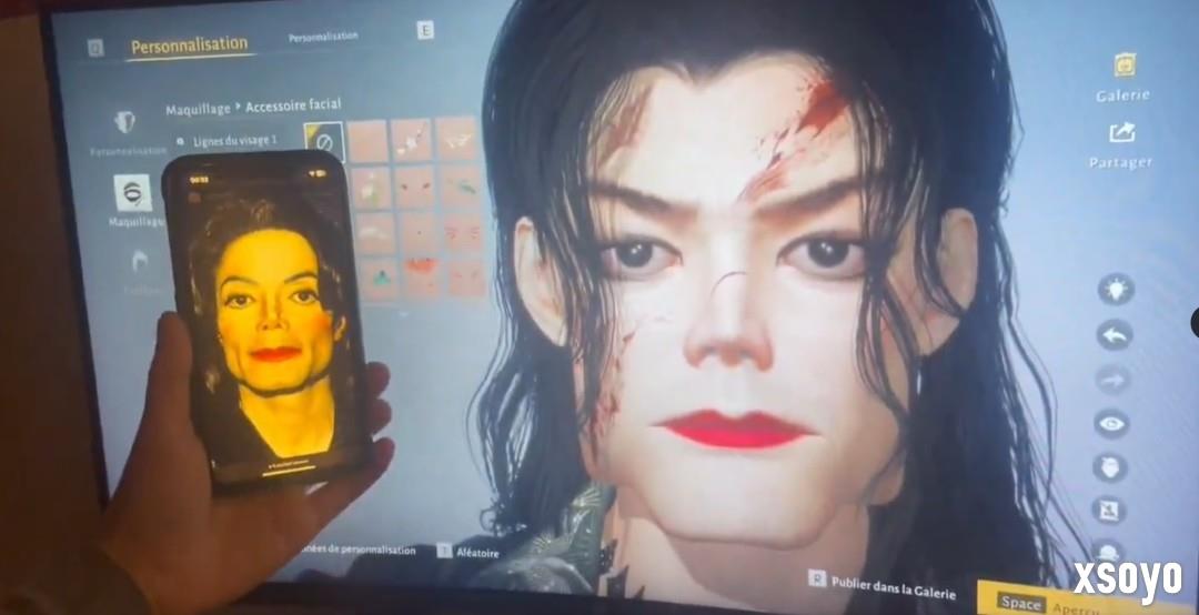 《燕云十六声》国外玩家捏出迈克尔·杰克逊和海绵宝宝