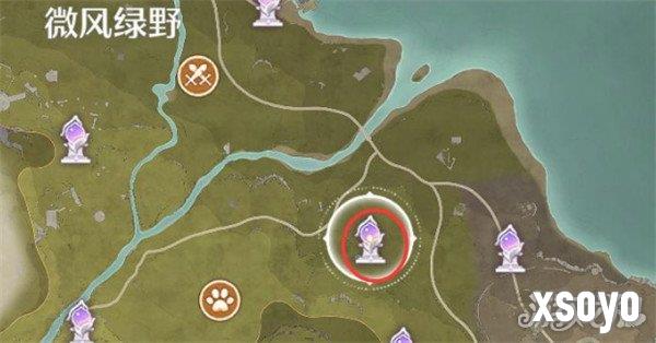 无限暖暖敲下纪念之章河畔山地盖章点在哪1