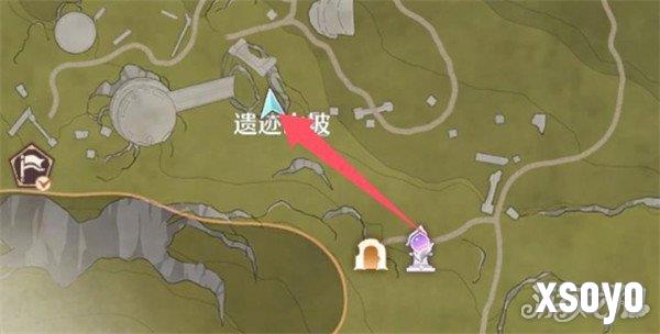 无限暖暖敲下纪念之章遗迹山坡盖章点在哪2