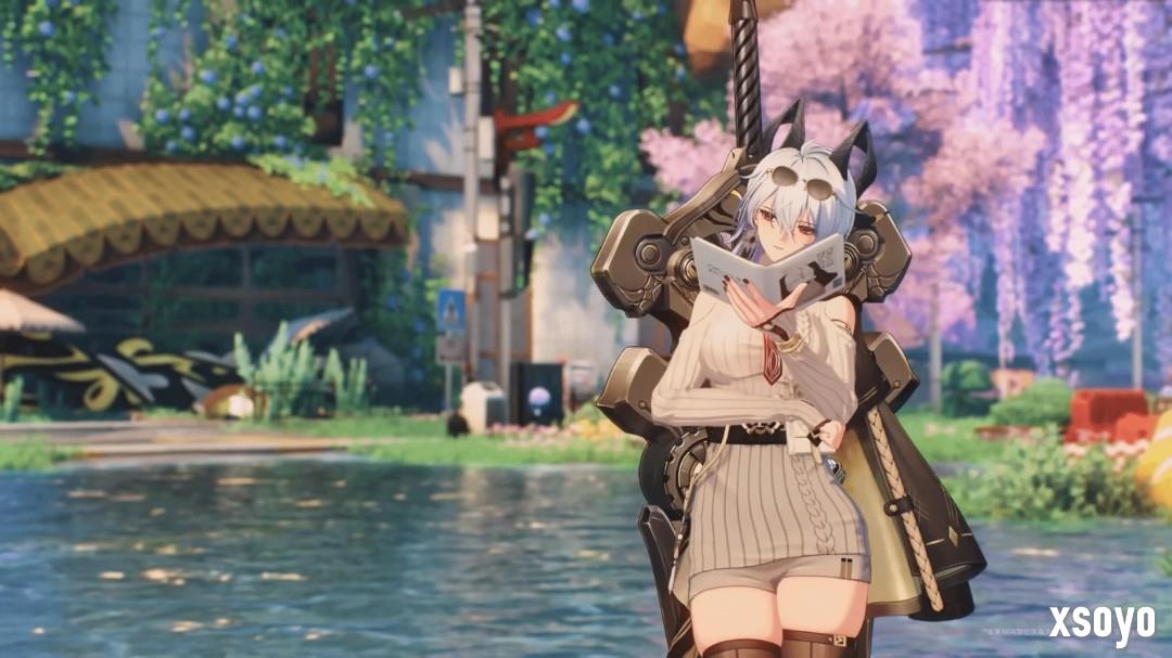 《鸣潮》赞妮新服装城市午茶 新角色战斗演示