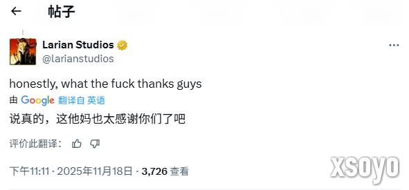 《博德之门3》再度获得TGA提名！官方：何意味？