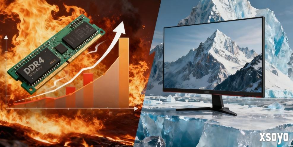 DIY行业冰火两重天：内存硬盘涨上天 显示器白菜价