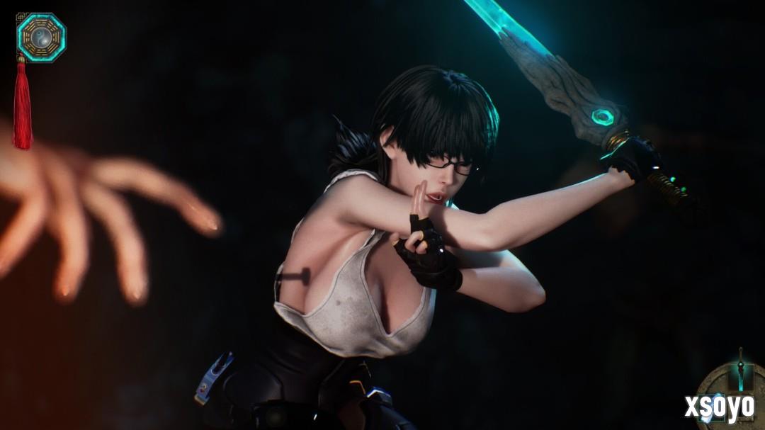 动作冒险游戏《孽债未清》新实机 大雷美女杀怪