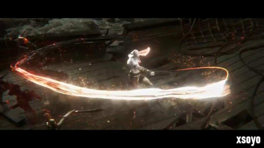 《战神》虚幻5粉丝重制版视频 奎爷大战敌人