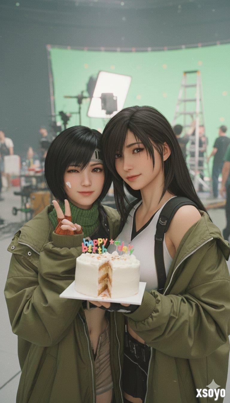 《最终幻想7》人气女忍者尤菲庆生贺图大赏