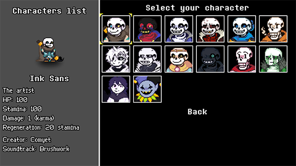 传说之下逆境对决(Underverse Battles)