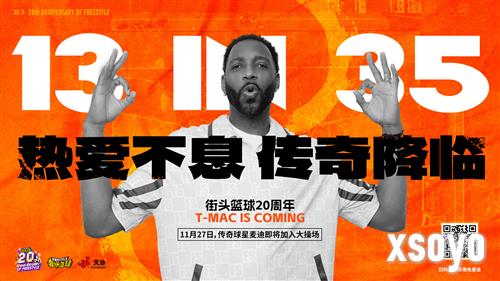 麦迪X《街头篮球》20周年限定角色11.27重现神迹