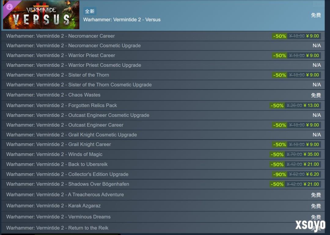 Steam喜加一！《战锤：末世鼠疫2》再次限时免费领取