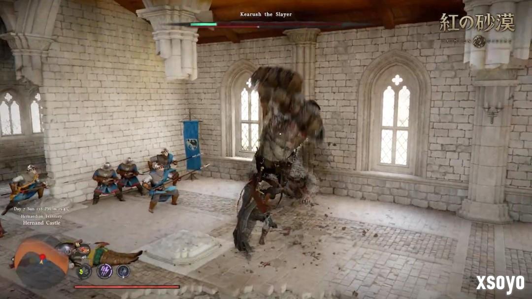 《红色沙漠》新战斗实机演示 大战Boss非常爽快