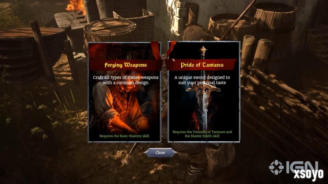 《灰雨钢锋》武器锻造实机演示 自己打造利器杀敌