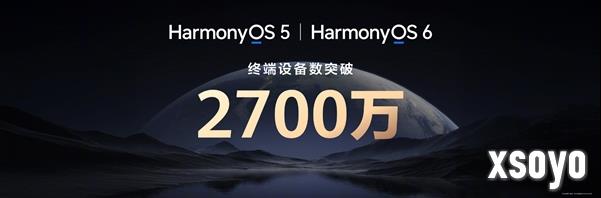 鸿蒙终端设备已突破2700万 日均增长超10万