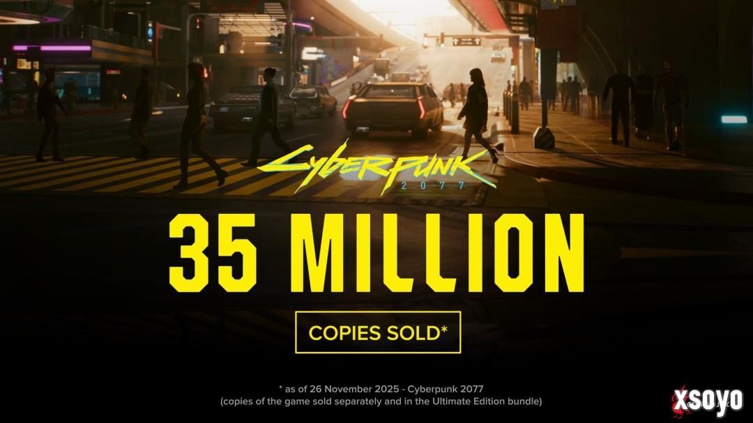 《赛博朋克2077》销量超3500万 同期销售已超《巫师3》