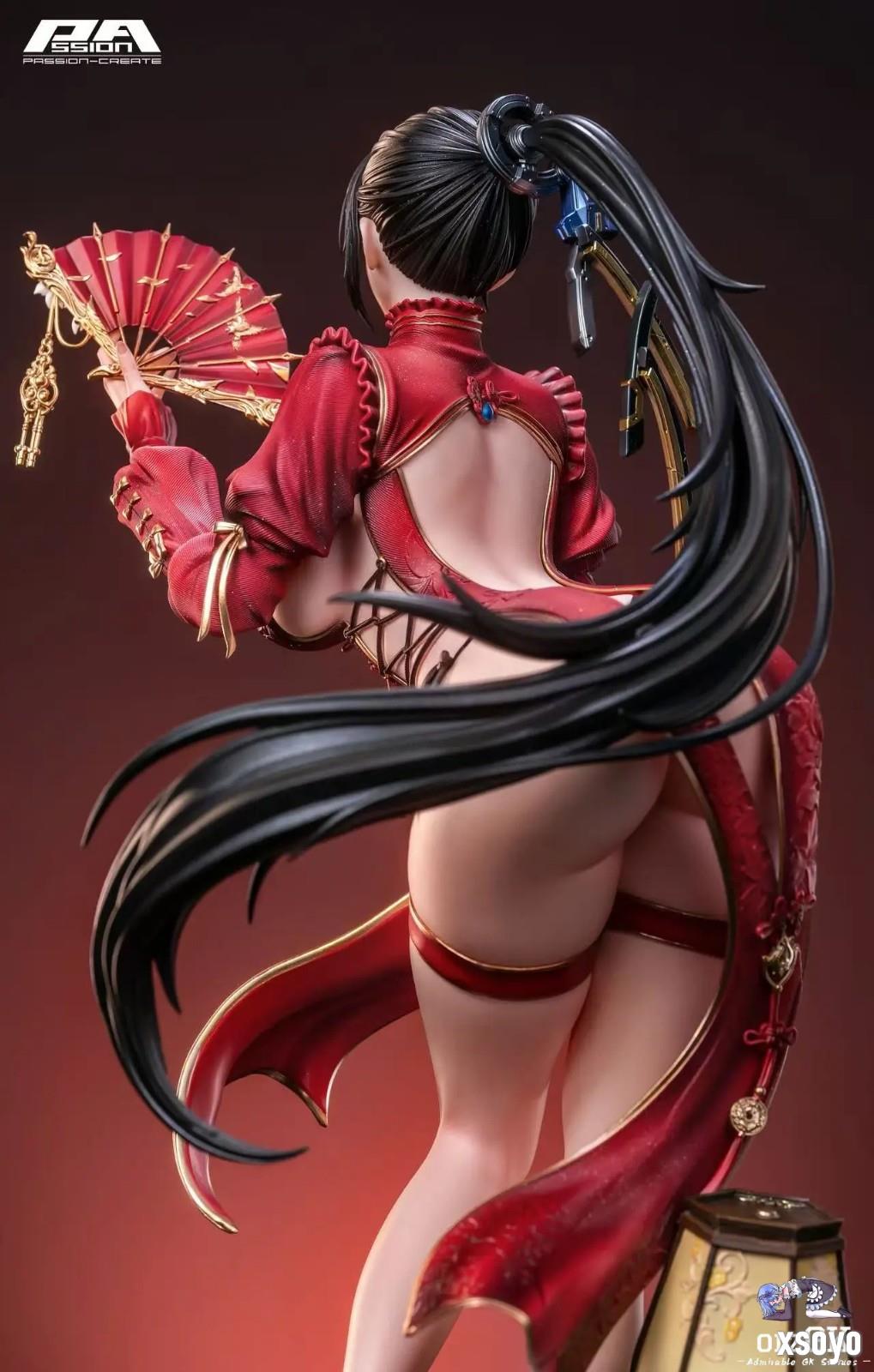 《剑星》女主全新雕像公开 身穿红色旗袍大雷很性感