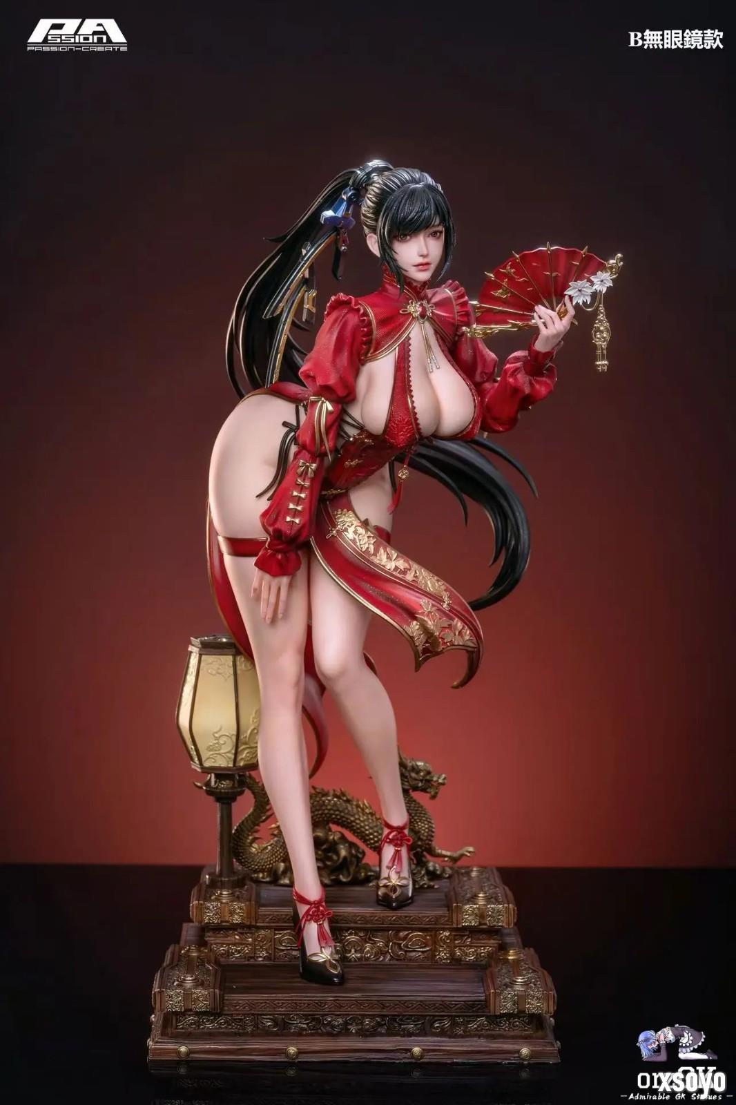 《剑星》女主全新雕像公开 身穿红色旗袍大雷很性感