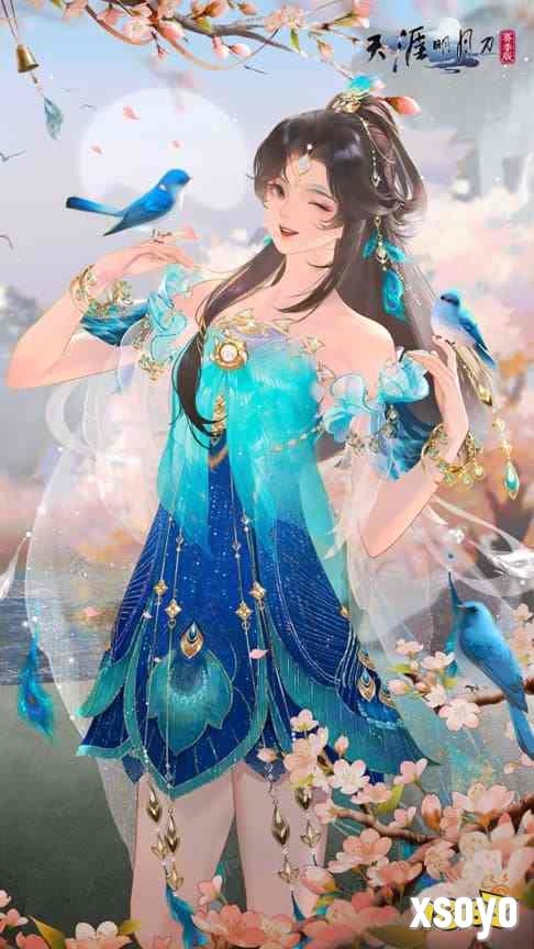 天刀手游全新孔雀青乌主题外观登场，衔信而归报吉祥