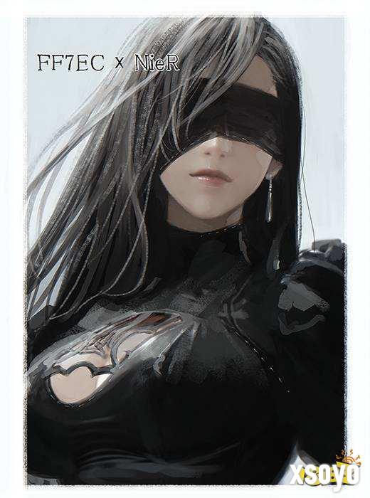 D.K 分享的 2B 版蒂法设定图