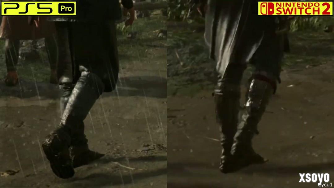 《刺客信条：影》PS5 Pro和Switch 2画面对比