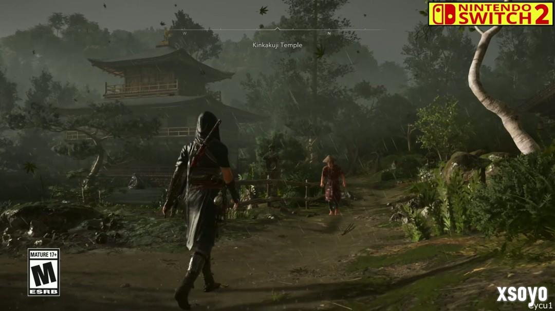 《刺客信条：影》PS5 Pro和Switch 2画面对比