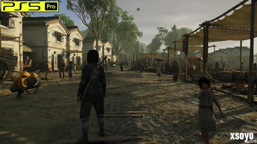 《刺客信条：影》PS5 Pro和Switch 2画面对比