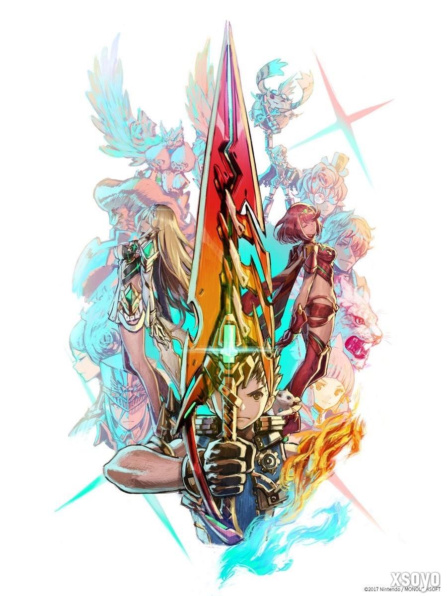 《异度神剑2》发售8周年 mono社发贺图庆祝