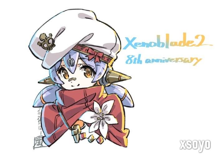 《异度神剑2》发售8周年 mono社发贺图庆祝