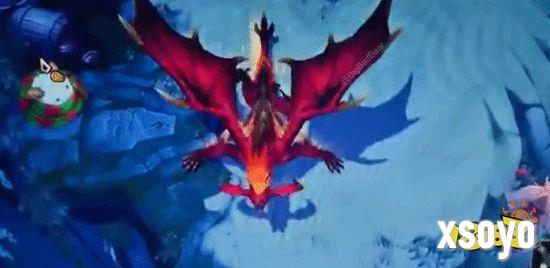 疑似龙形态模型（四足双翼）