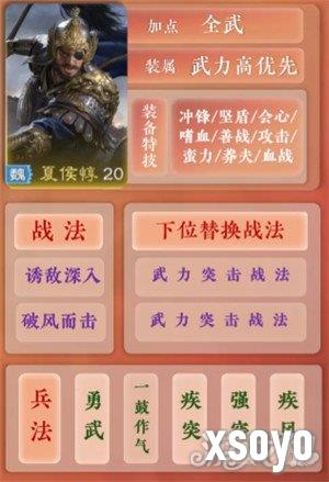 九牧之野夏侯惇阵容怎么搭配2