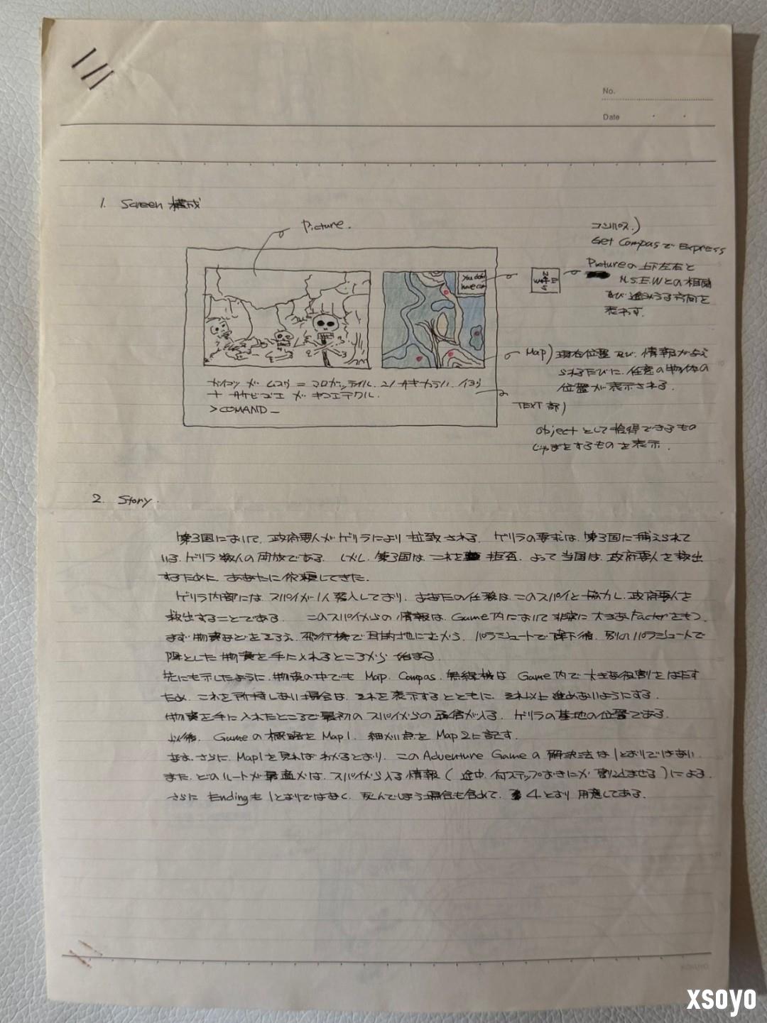 见证SE起点！《最终幻想》之父坂口博信公开40年前首份游戏手写企划