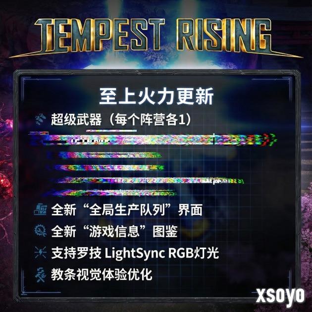 RTS《风暴崛起》重大更新上线：加入超级武器等