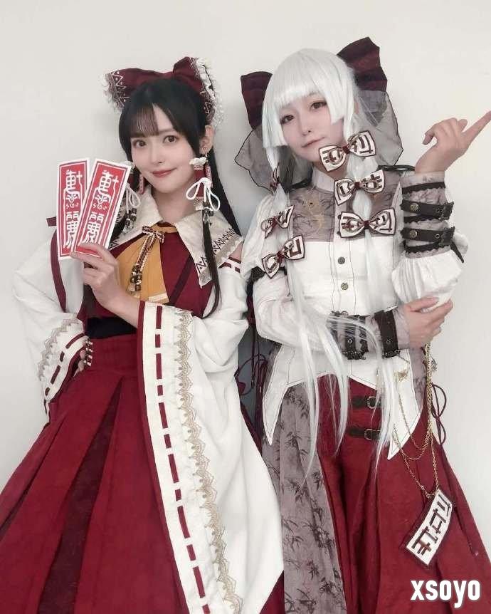 可爱政委！ 日本声优上坂堇cos博丽灵梦