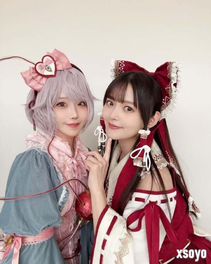 可爱政委！ 日本声优上坂堇cos博丽灵梦