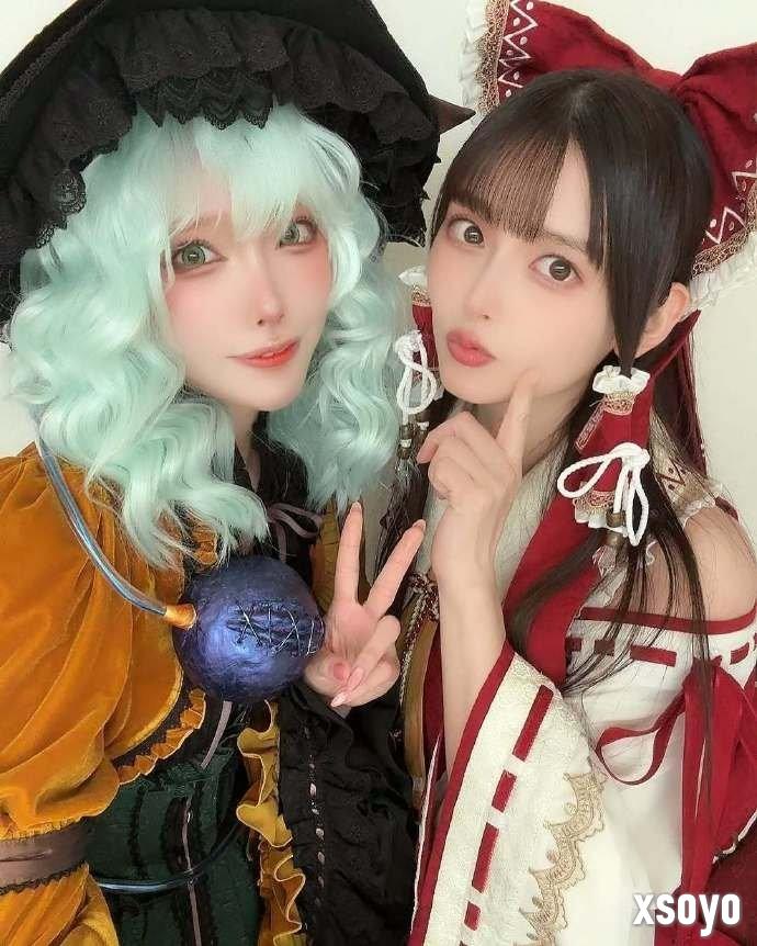 可爱政委！ 日本声优上坂堇cos博丽灵梦