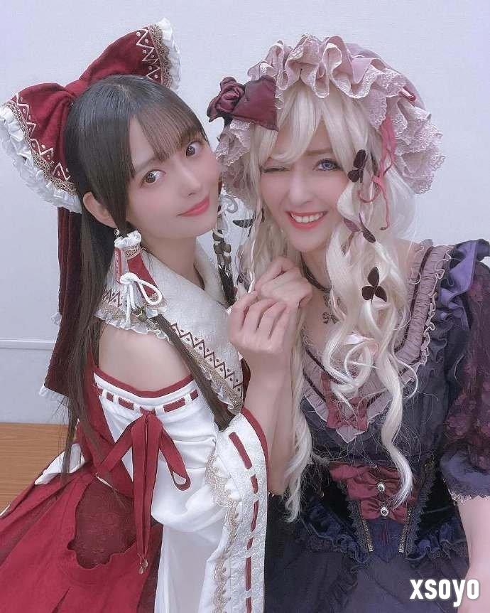 可爱政委！ 日本声优上坂堇cos博丽灵梦