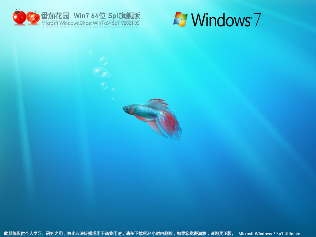 番茄花园Win7家庭纯净版下载 